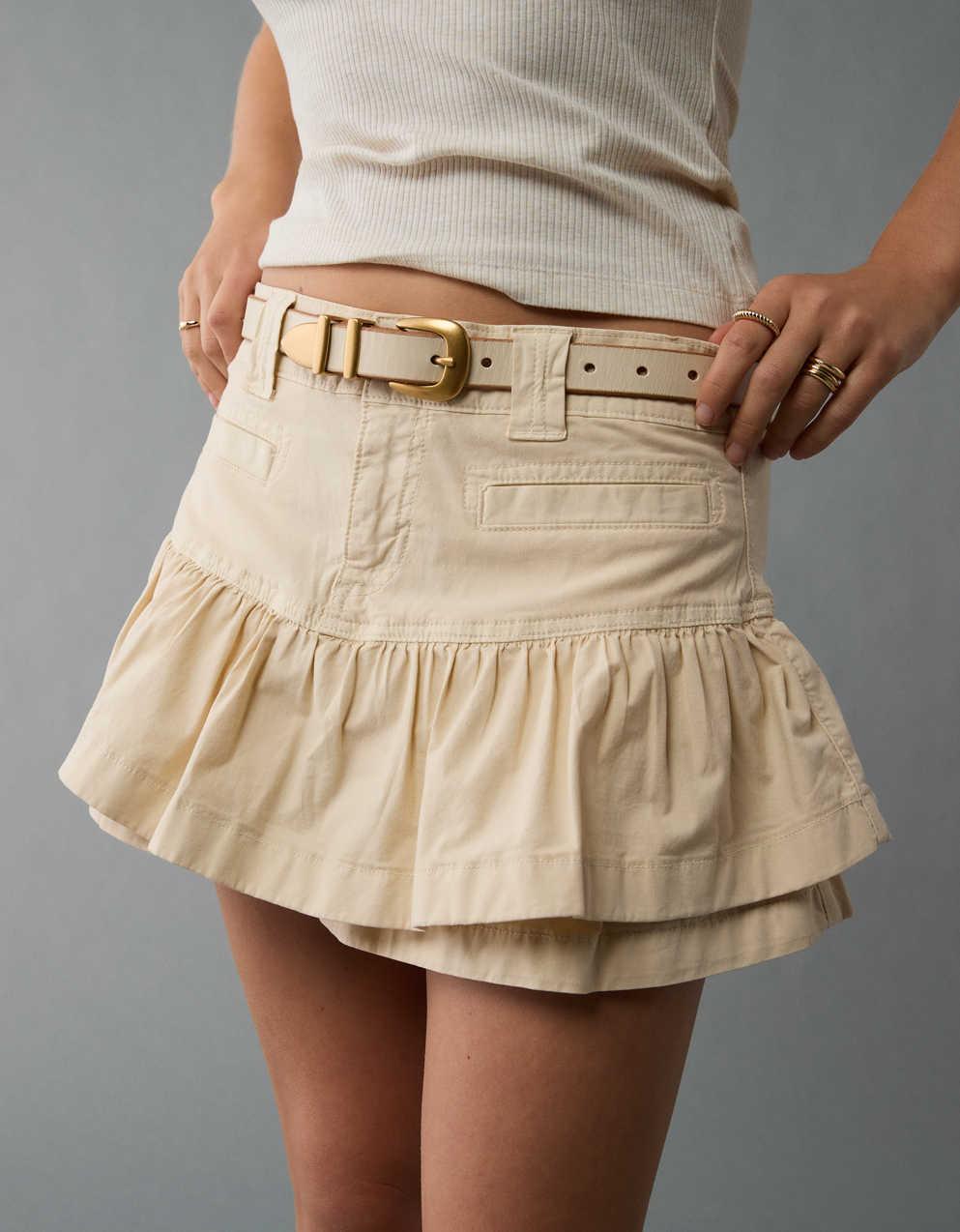 Pull-On Ruffle Stretch Skort 16.5