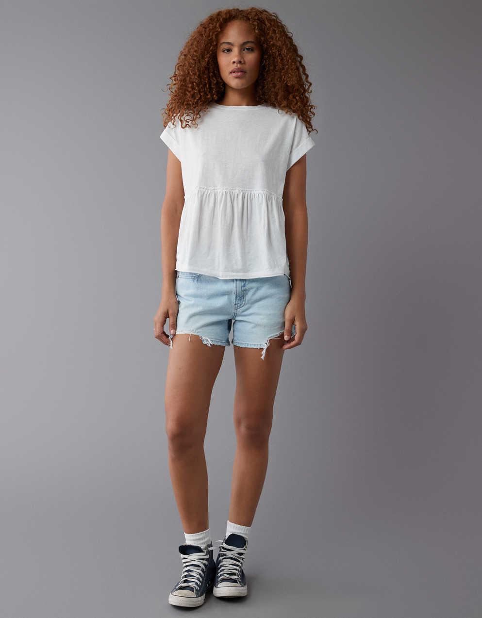 AE Oversized Tie Back T-Shirt | Men's & Women's Jeans