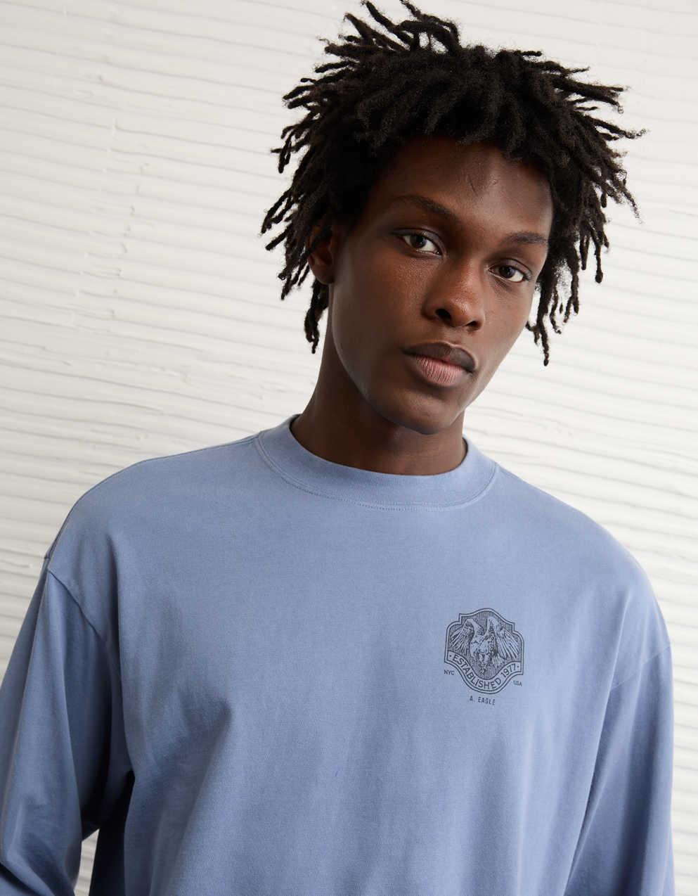 AEボクシーロングスリーブグラフィックTシャツ | メンズ・レディース
