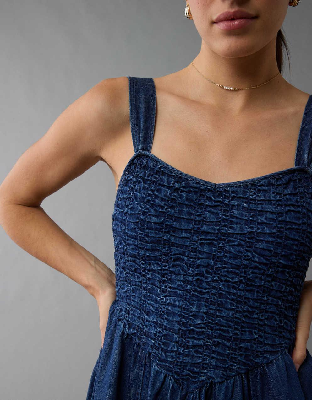 AE Smocked Sweetheart Jumpsuit | Men's & Women's Jeans