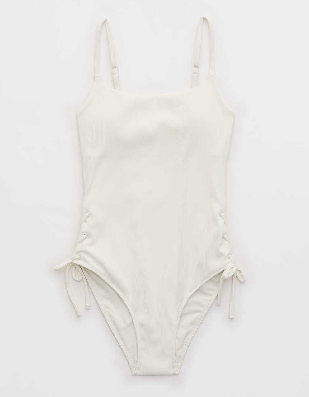Aerie リブ編みスクープ・ワンピース水着 | メンズ・レディース