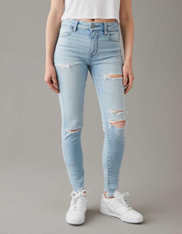 Skinny Jeans American Eagle Medium Wash Jeans AE Next Level