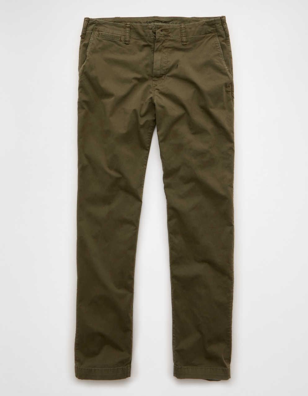 L.G.B. A-RIDERS/PTF カーキ フレアパンツ AEフレックス・オリジナル・ストレート・リブド・カーキ・パンツ