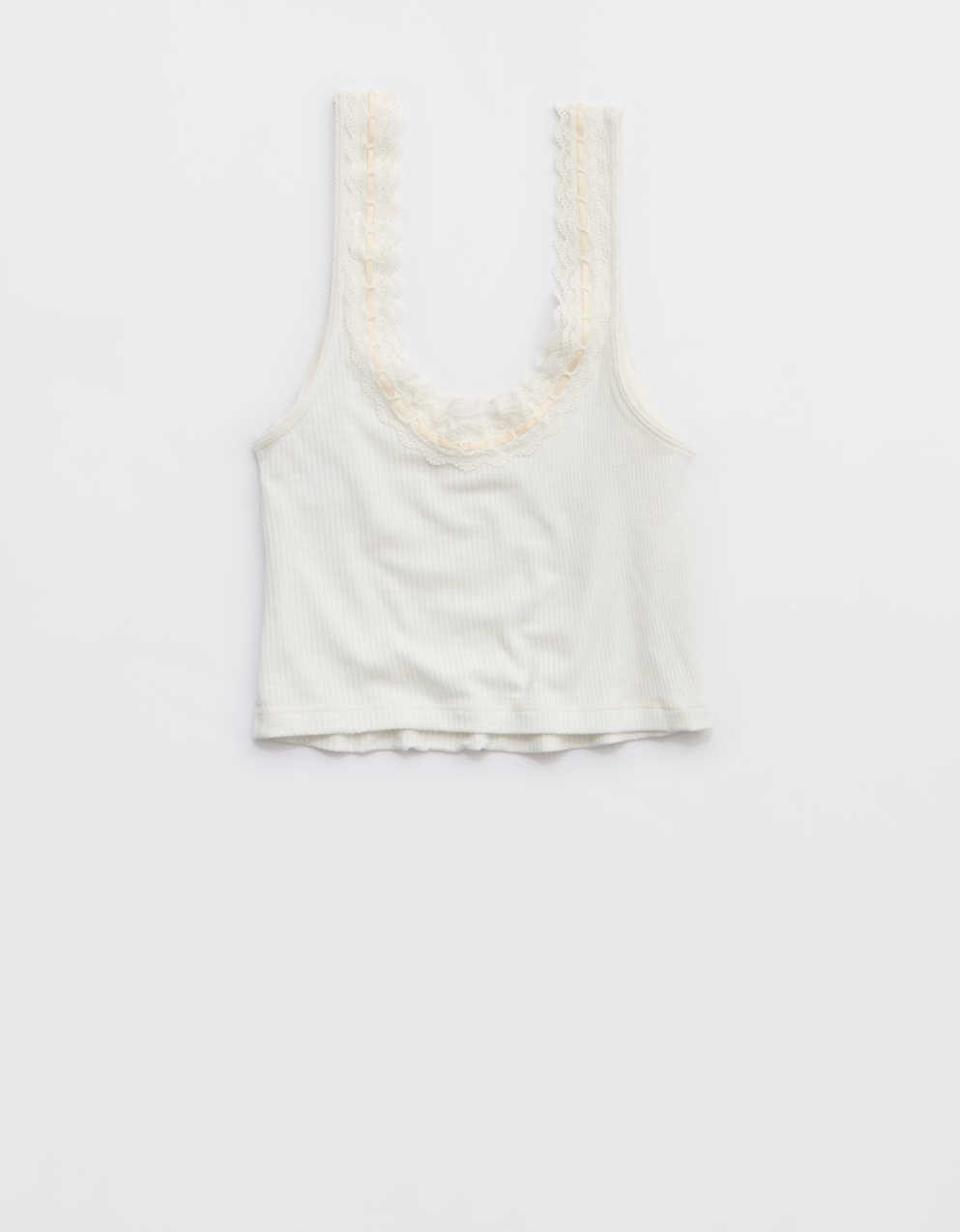 Superchill・コットン・リブ・レース・タンクトップ | メンズ
