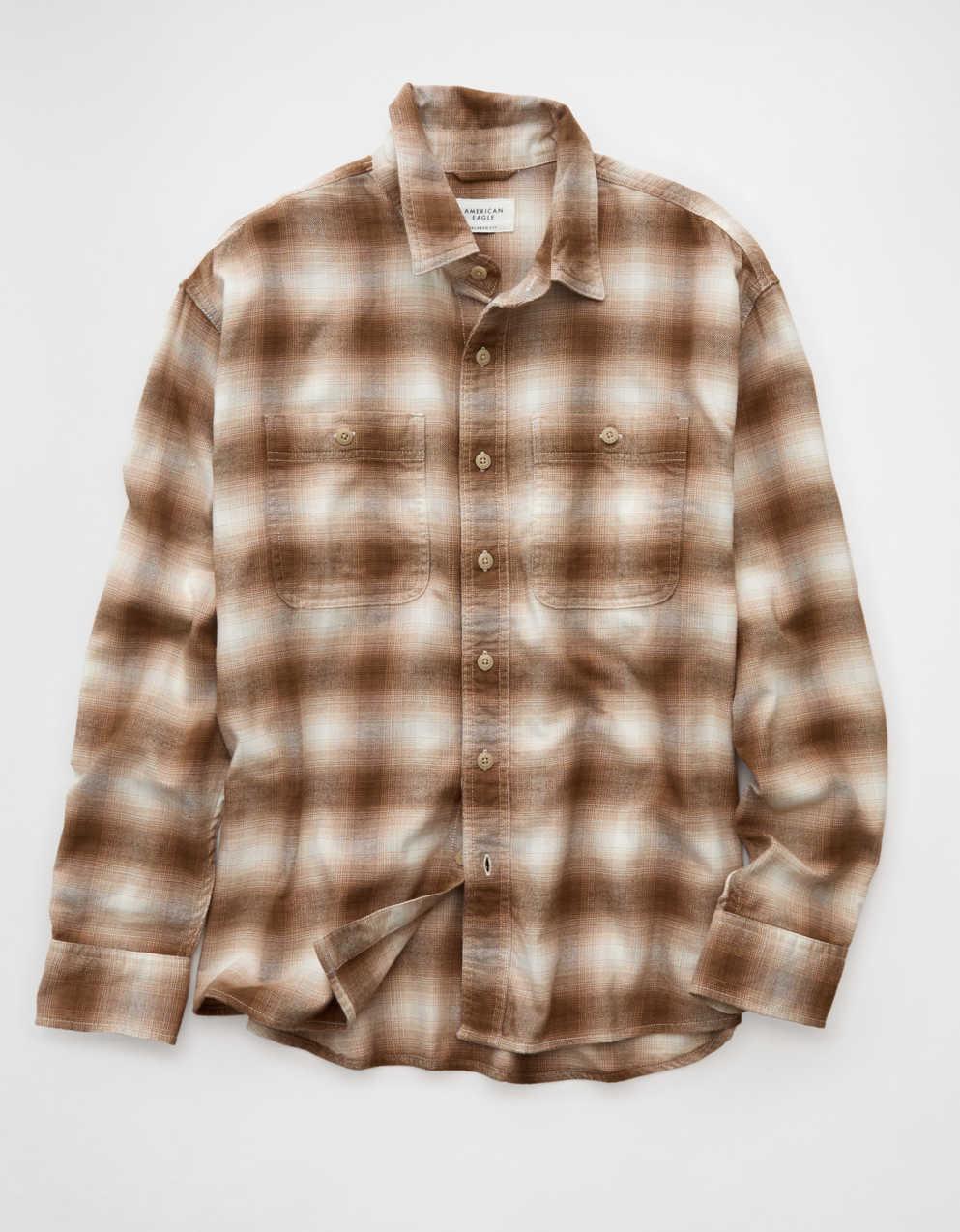 AE Relaxed Fit Everyday Flannel Shirt | Men's & Women's Jeans, Clothes &  Accessories | American Eagle Taiwan