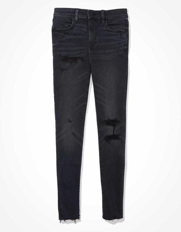 AE Ne(x)t Level Ripped High-Waisted Jegging | Men's \u0026 Women's Jeans,  Clothes \u0026 Accessories | American Eagle Taiwan