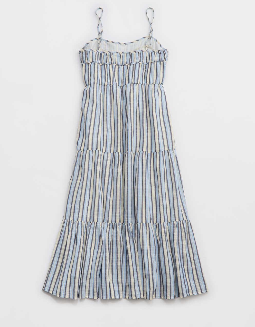 Aerie Striped Tiered Maxi Dress | Men's & Women's Jeans, Clothes &  Accessories | American Eagle Taiwan