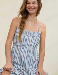Aerie Striped Tiered Maxi Dress | Men's & Women's Jeans, Clothes &  Accessories | American Eagle Taiwan