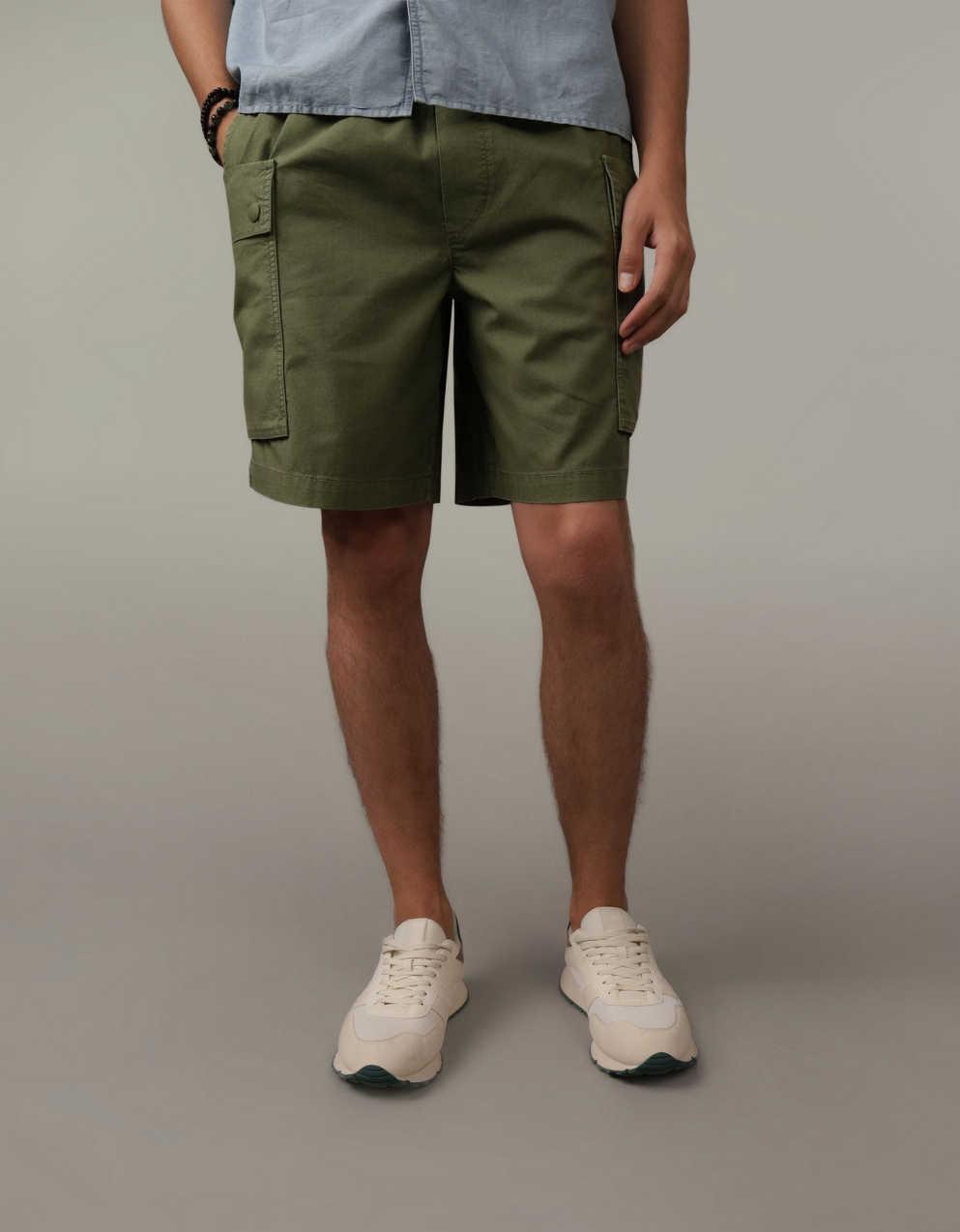 DIESEL D-ARNE-SHORT-S カーゴショートパンツ D-ARNE-SHORT-S Long shorts in denim with cargo pockets