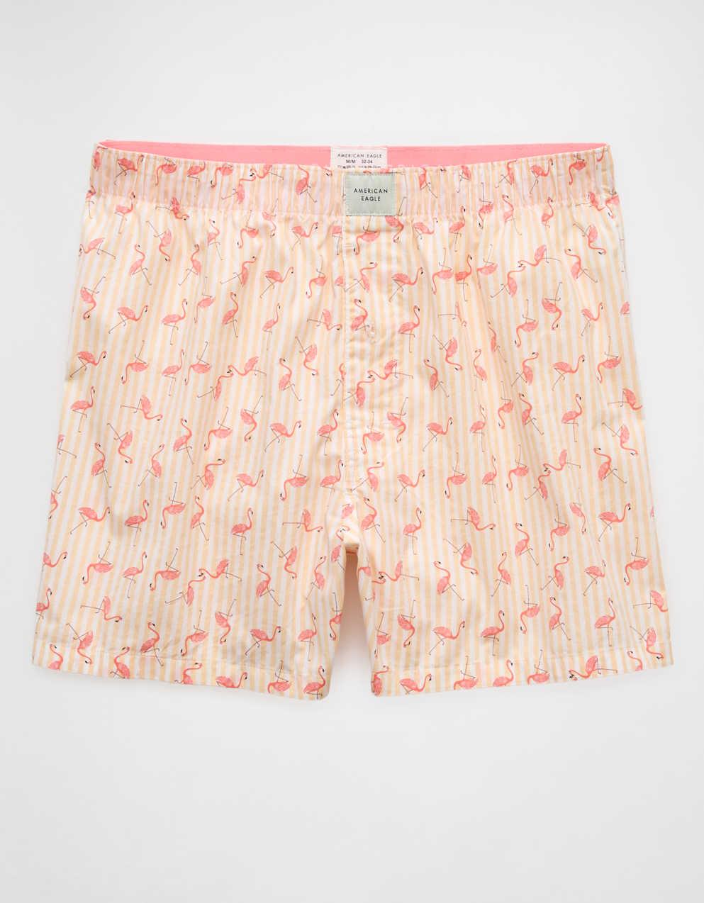 AEO メンズ フラミンゴ・ストレッチ・ボクサー・ショート