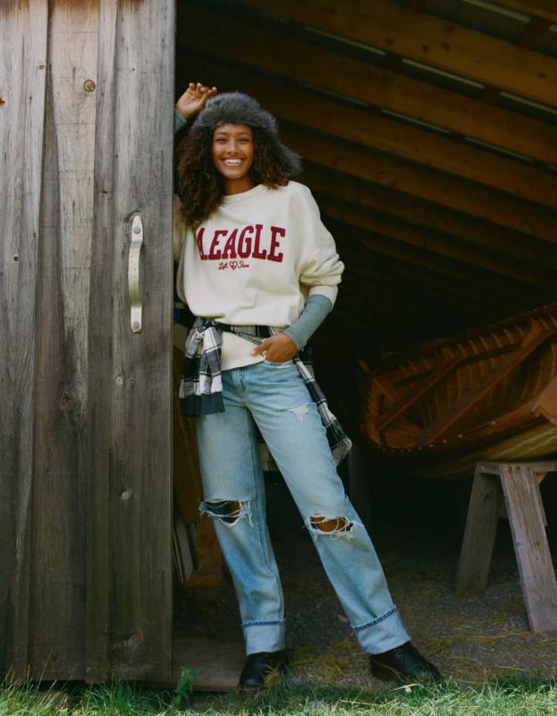 レディース バギー・ワイドレッグジーンズ | American Eagle 日本