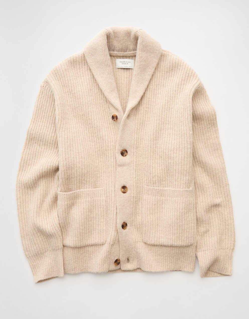 AE チャンキーニットショールカーディガン | メンズ・レディース