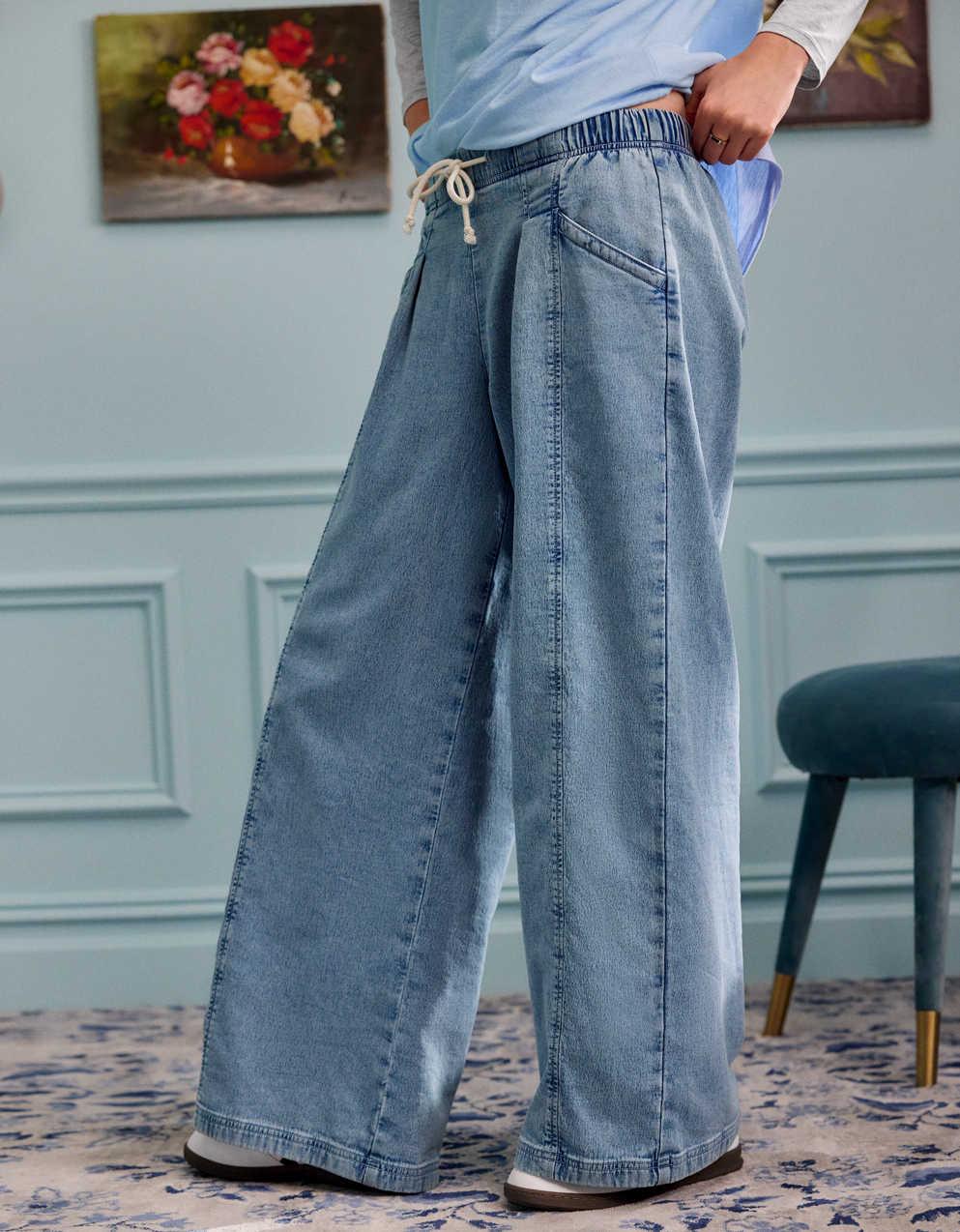 Aerie Daydream Denim Stretch Trouser | Men's & Women's Jeans