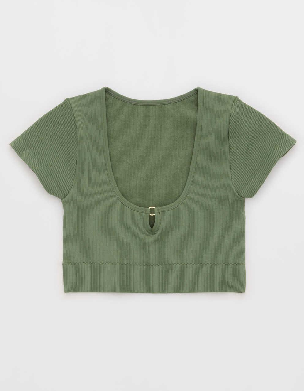 Superchill Seamless Ring Cap Sleeve Bra Top | Men's