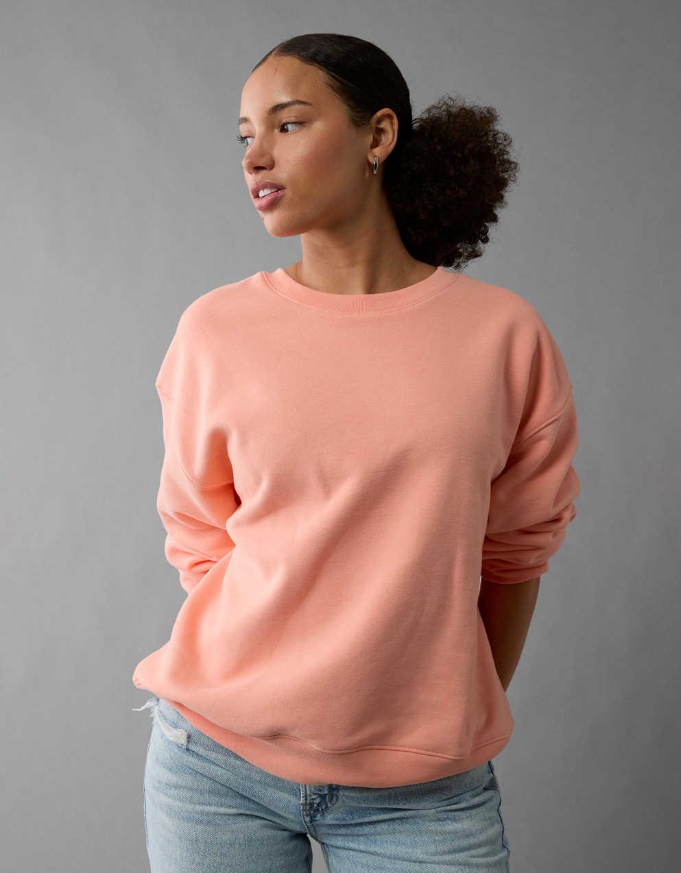 AE Everyday Luxe Crew Neck Sweatshirt | Men's \u0026 Women's Jeans, Clothes \u0026  Accessories | American Eagle Japan