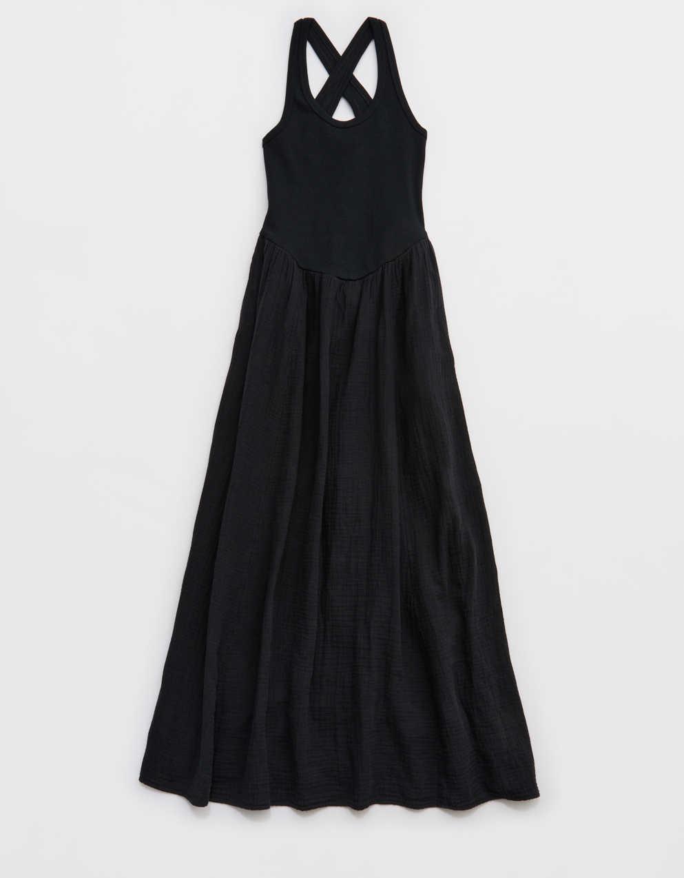 black lace sleeve dress Black Lace Long Sleeve Midi Dress – FARM Rio