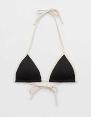 Aerie Wide Rib String Triangle Bikini Top | Men's & Women's
