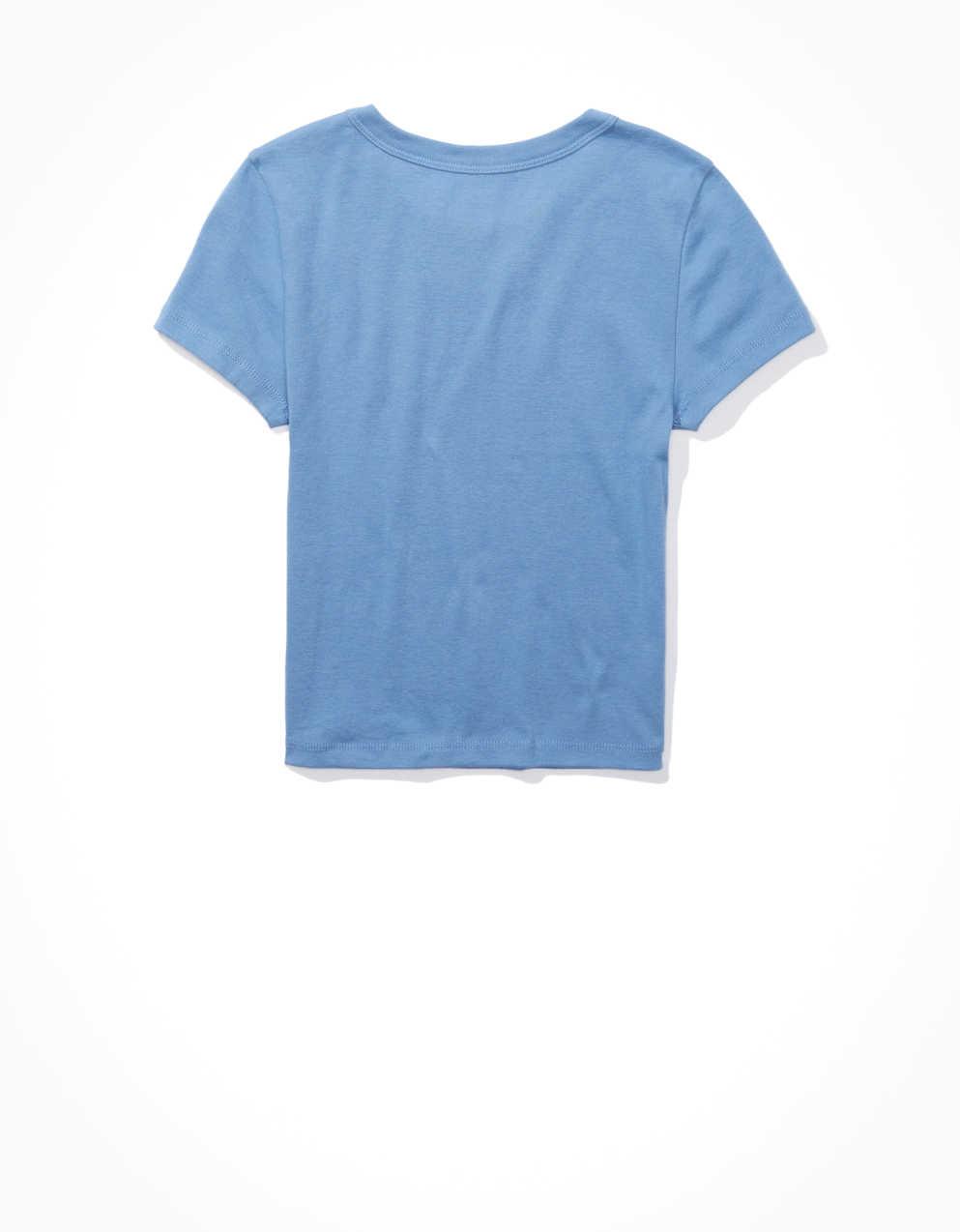 【aeae】USA BANNER HENLY NECK TEE Hanes Men's Eagle America Graphic Tee