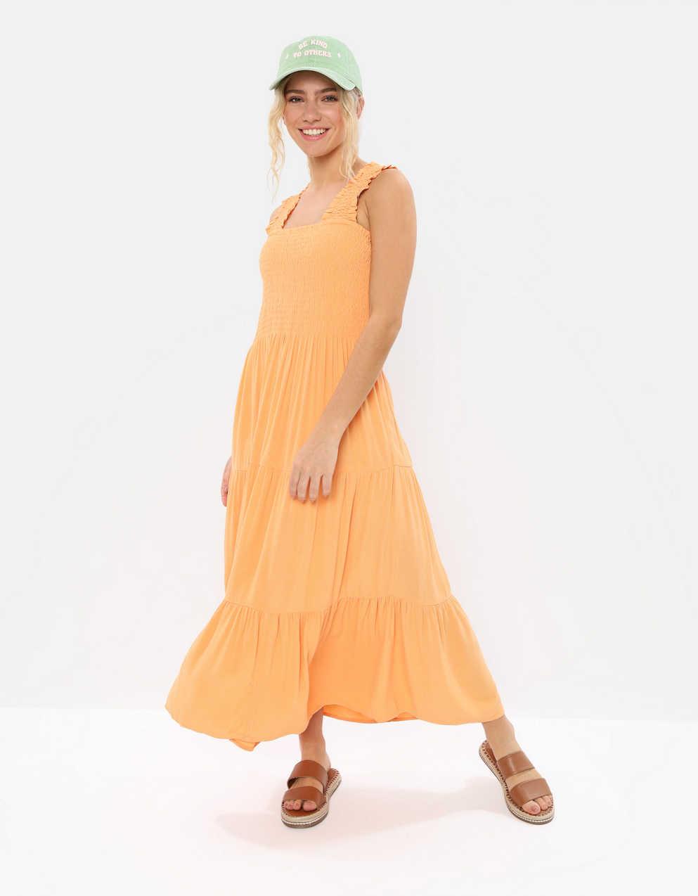 Aerie Smocked Midi Dress | Men's \u0026 Women's Jeans, Clothes \u0026 Accessories | American  Eagle Australia