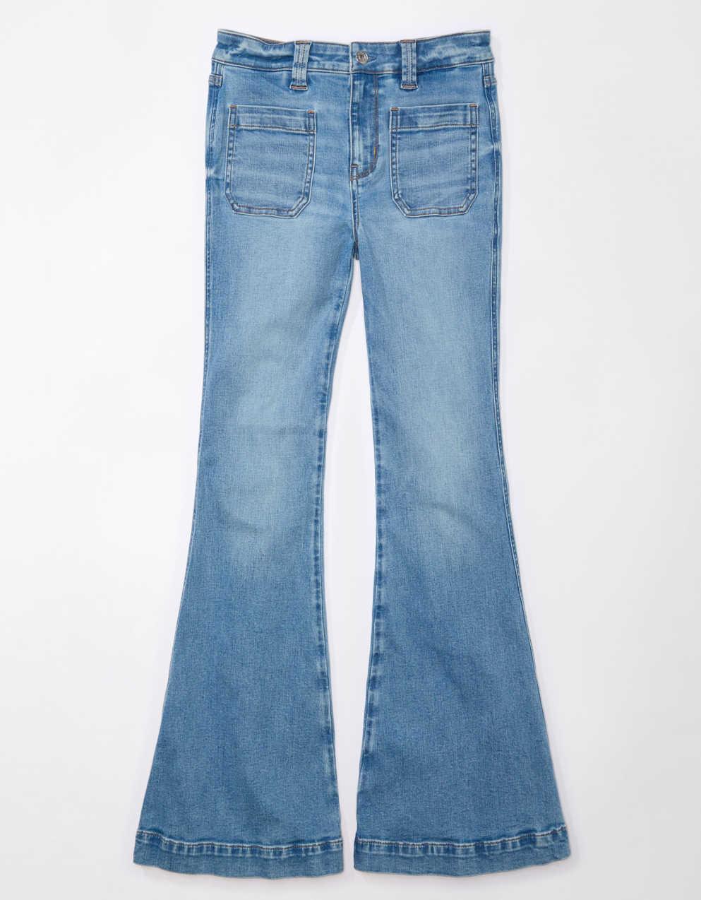ёра flare jeans(BLUE) 26インチ Low Rise Flare Jeans Blue | Garage
