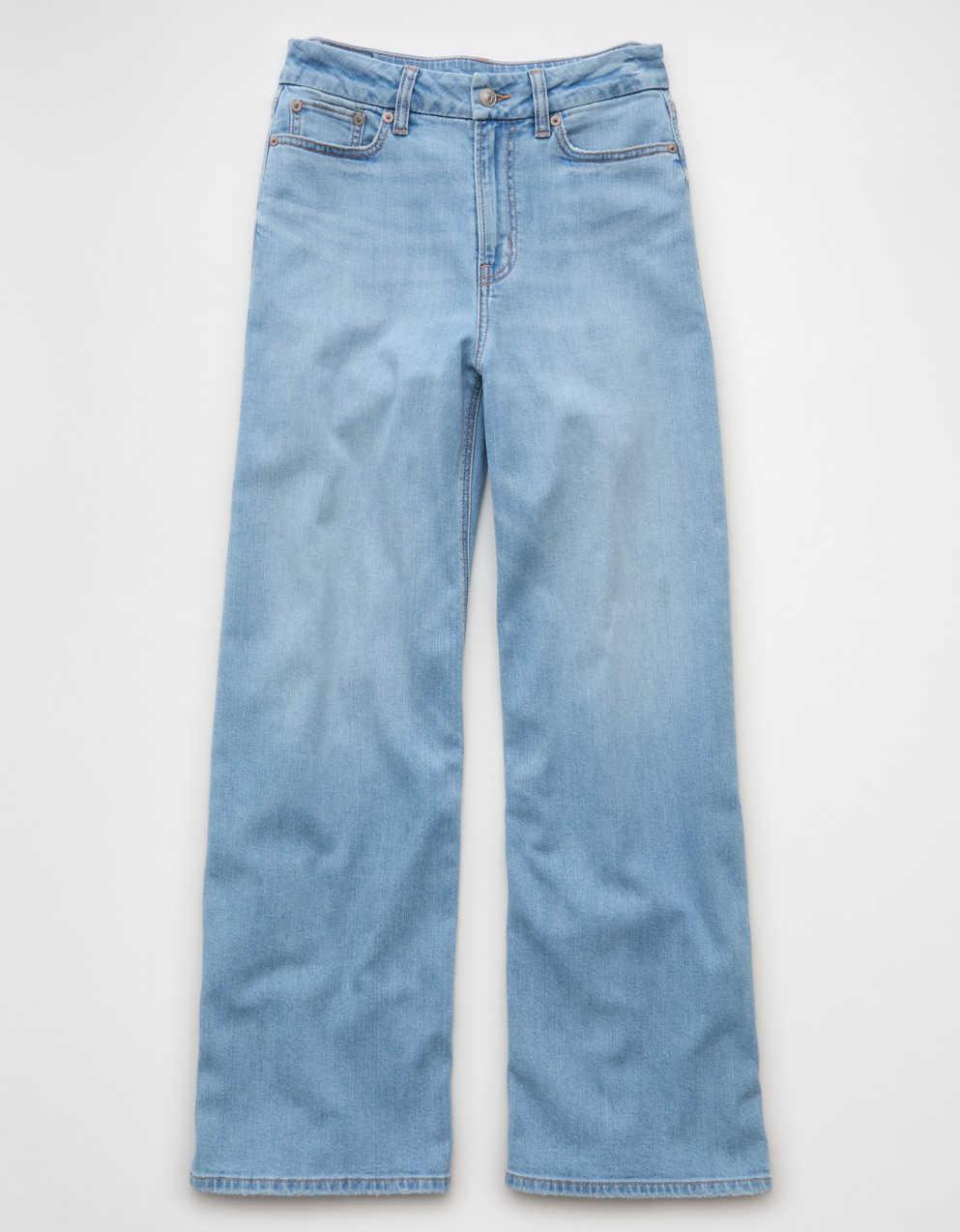 AE Dreamy Drapeストレッチカーヴィースーパーハイウエストバギー