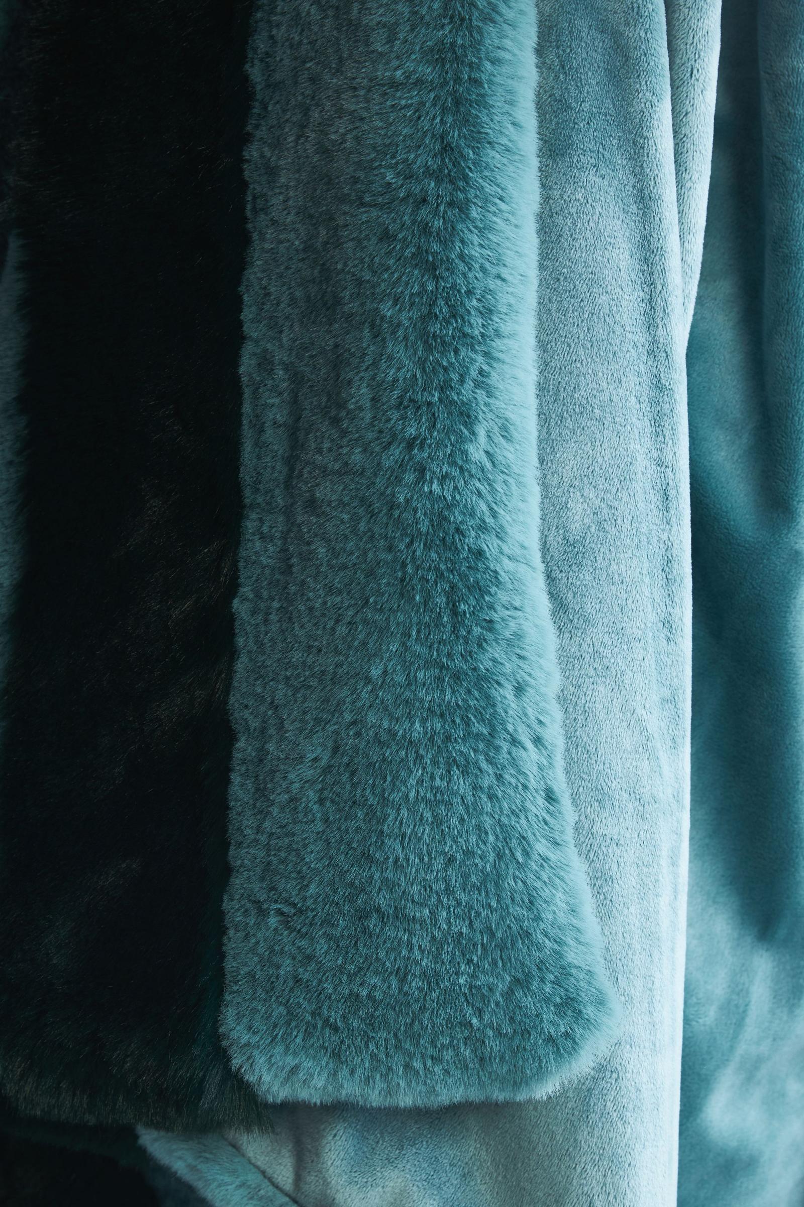 Anthropologie*ブルーのきれいな ブランケット セール☆【Anthropologie】ブルーのきれいな ブランケット