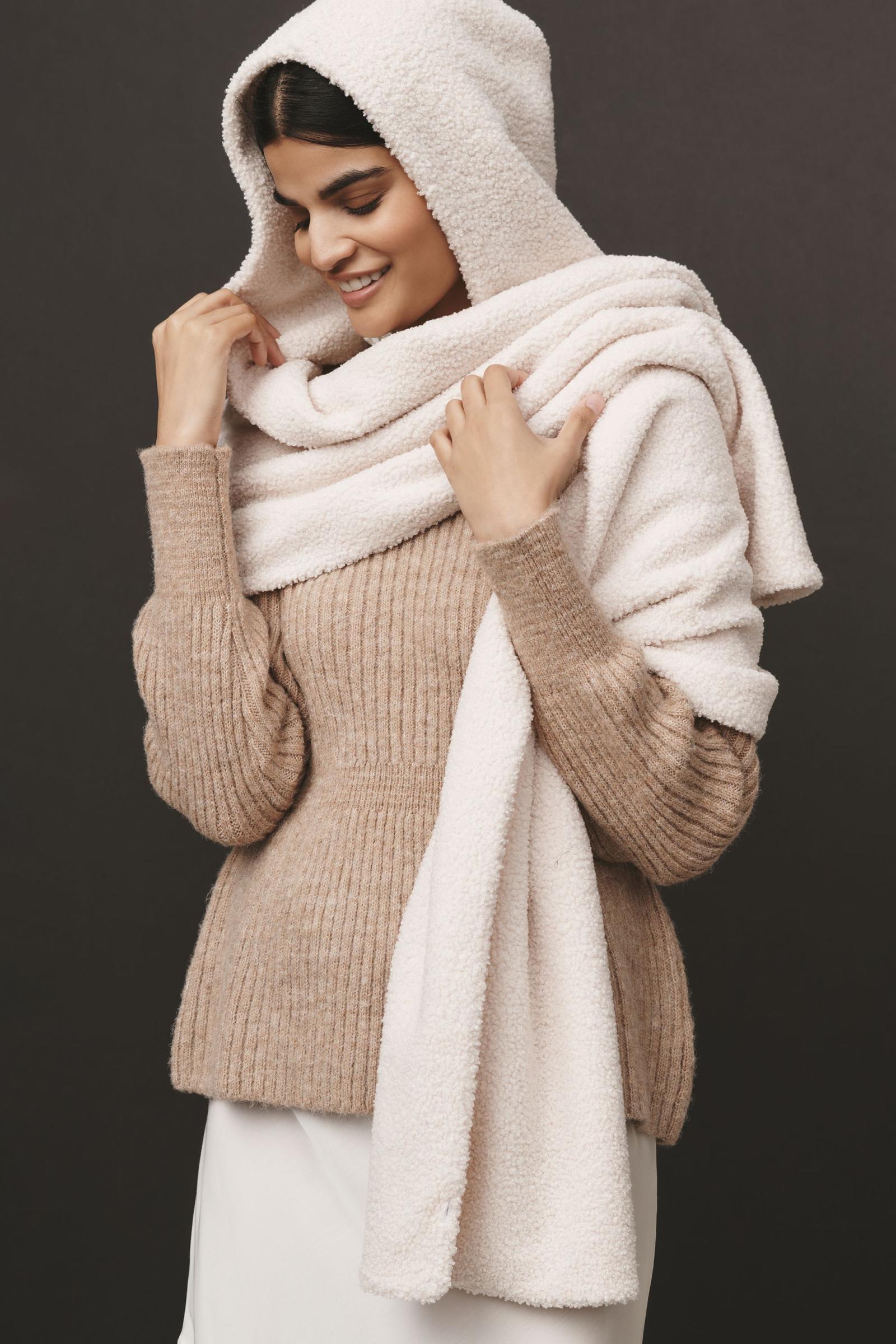 【オシャレ】joiceadded 22aw hooded scarf グリーン オシャレ】joiceadded 22aw hooded scarf グリーン