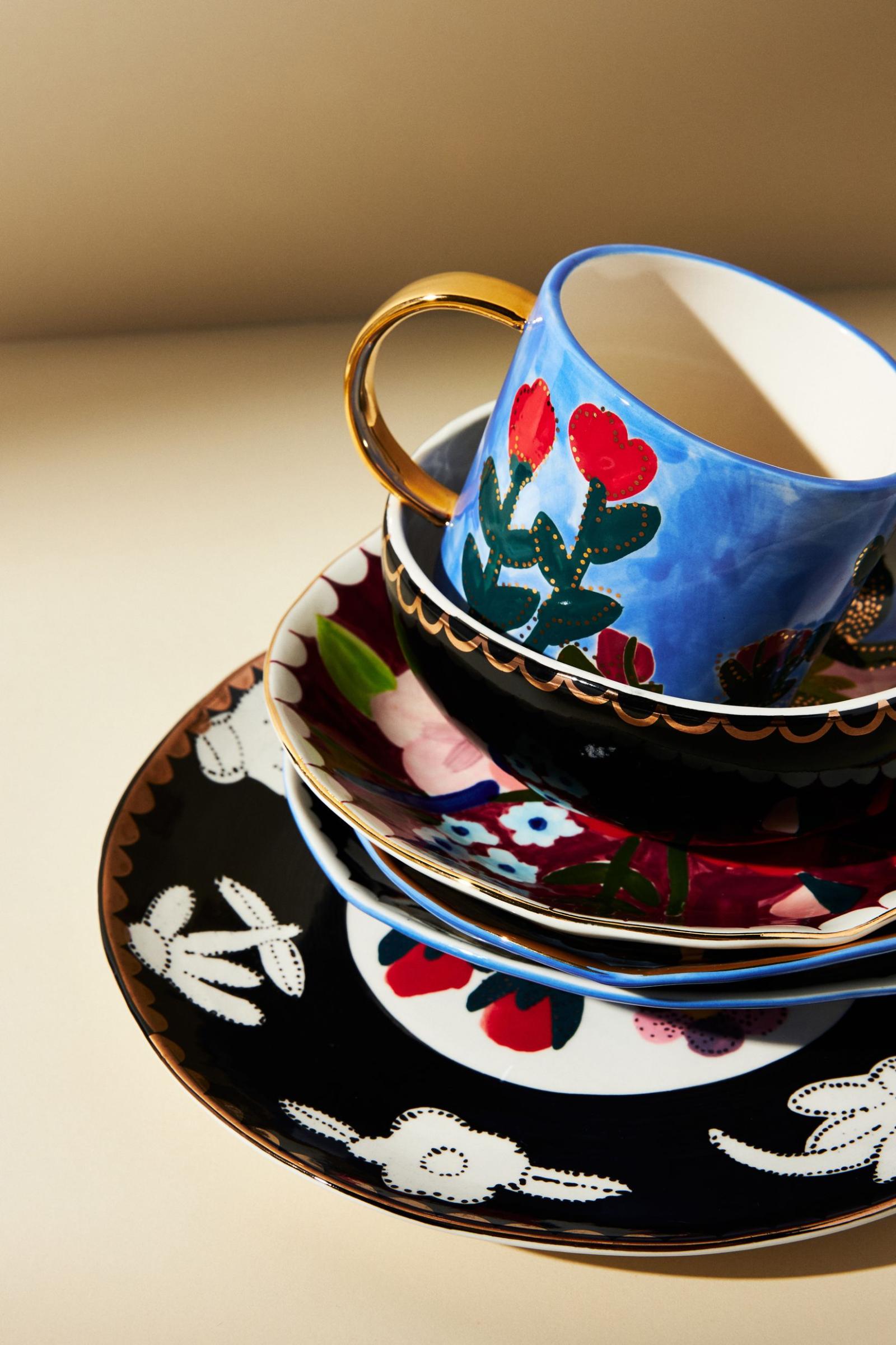 Francesca Kaye Floral Atelier Dinner Plate Anthropologie Japan