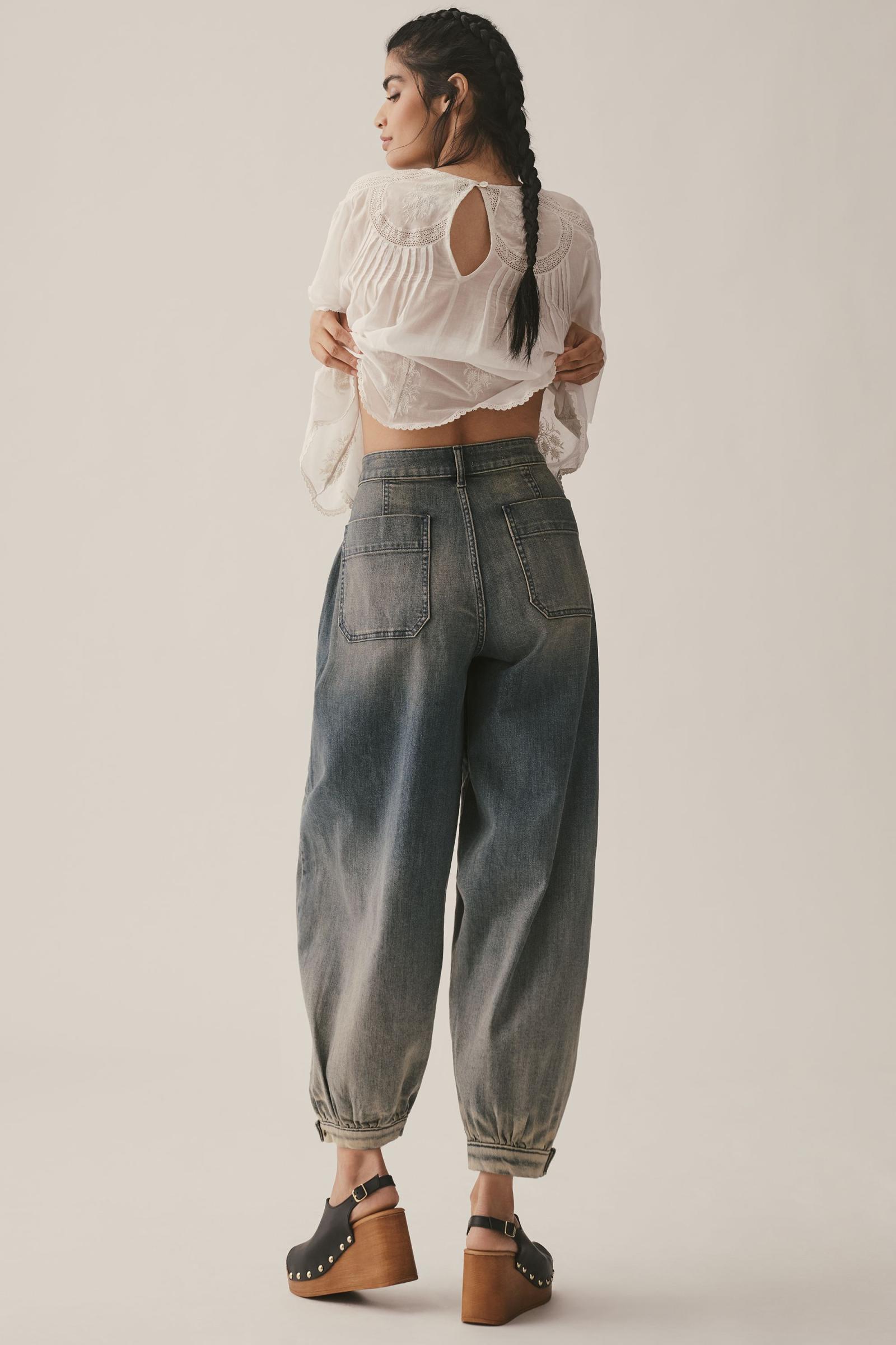 Anthropologie ★ Pilcro Pleated High-Rise Balloon-Leg Jeans Pilcro Pleated High-Rise Balloon-Leg Jeans | Anthropologie