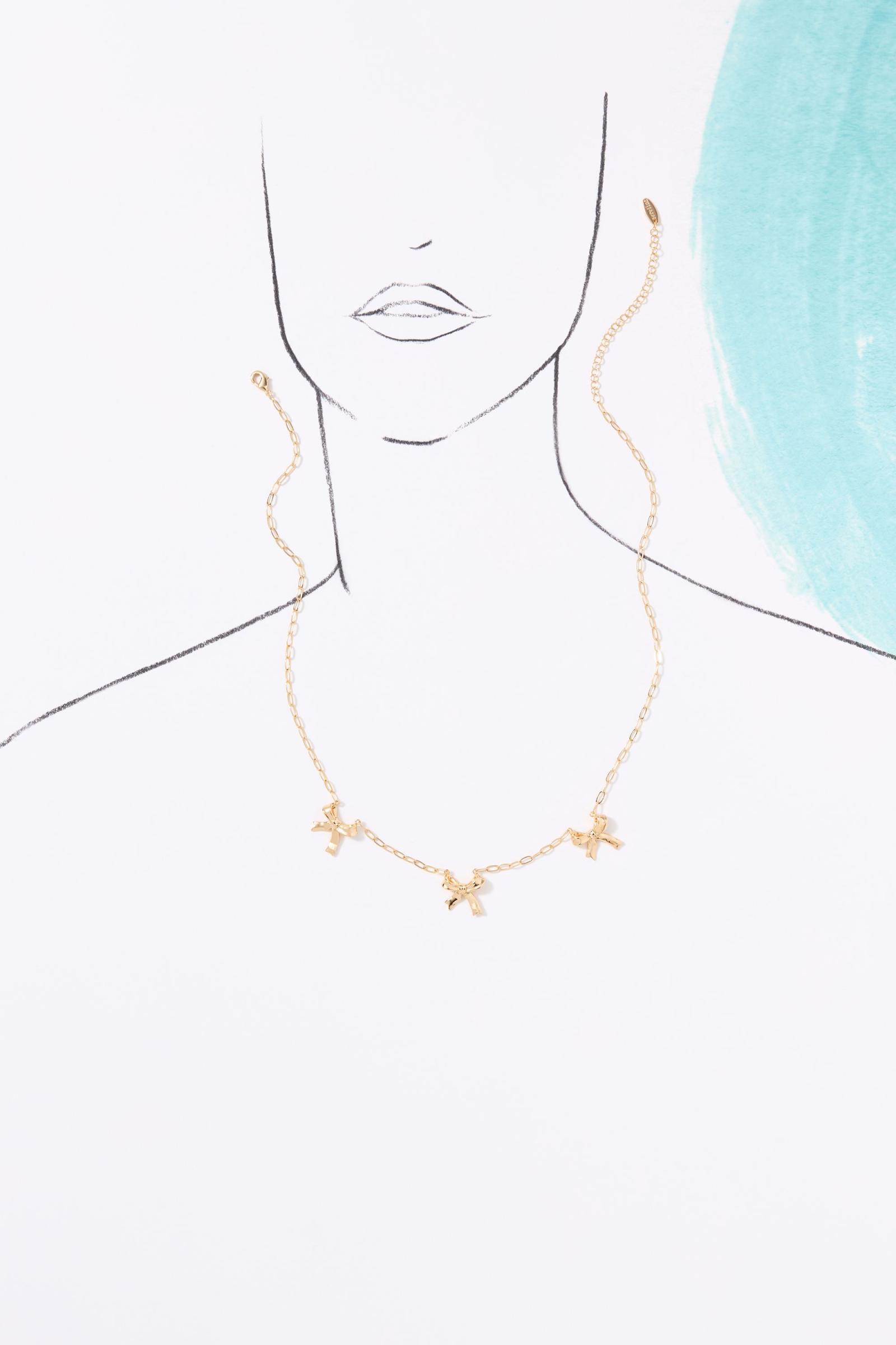 Anthropologie限定☆Multi Bow Necklace Multi Bow Necklace | Anthropologie Japan - Women's Clothing
