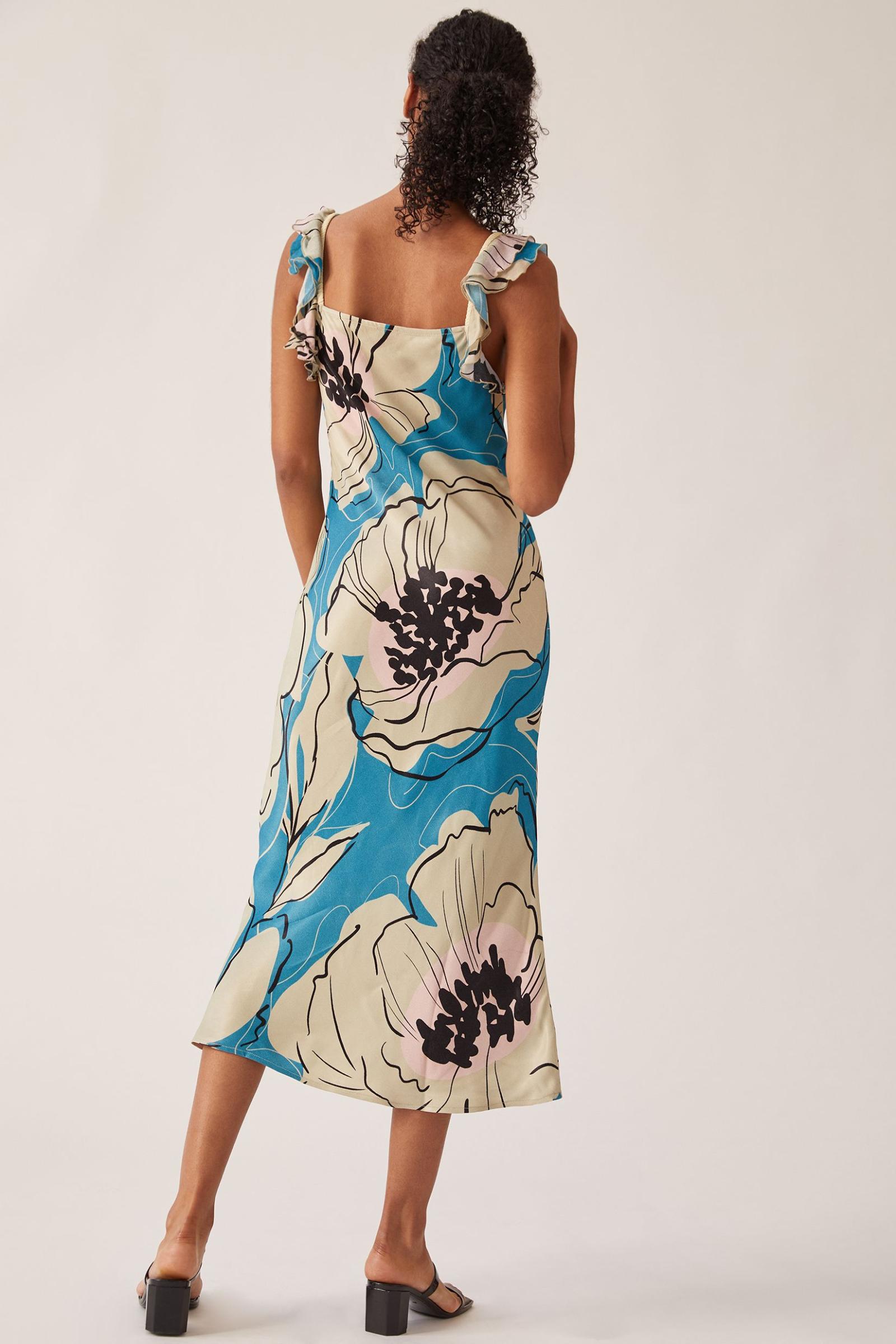 Conditions Apply Ruffled Floral Maxi Dress