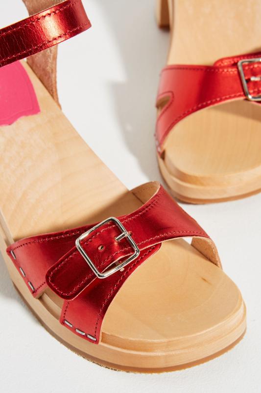 swedish hasbeens ann heeled clogs