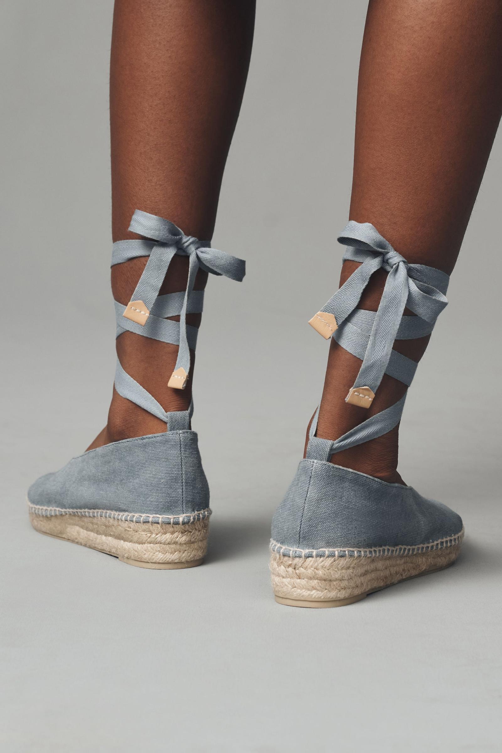 Castaner Gea Espadrille Wrap-Up Sandals | Anthropologie