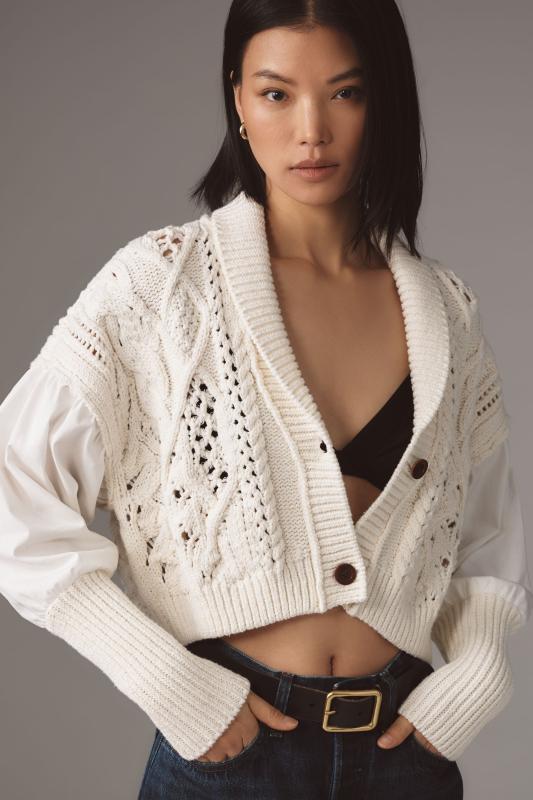 Anthropologie - 【新品】アンソロポロジー ニットカーディガン アンソロポロジーニットカーディガン