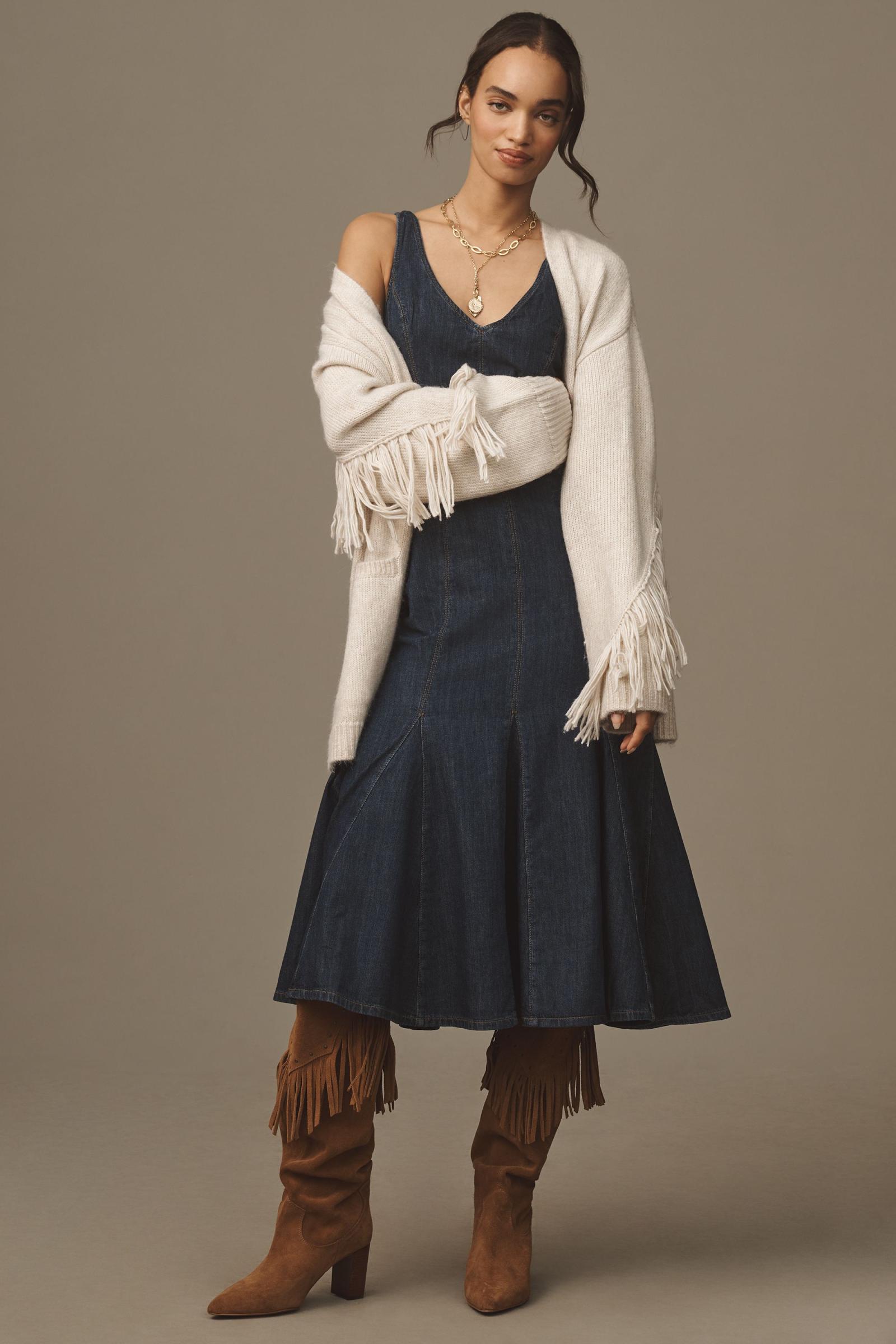 【Reformation】Serafina デニム マーメイド ドレス ワンピース Serafina Denim Midi Dress