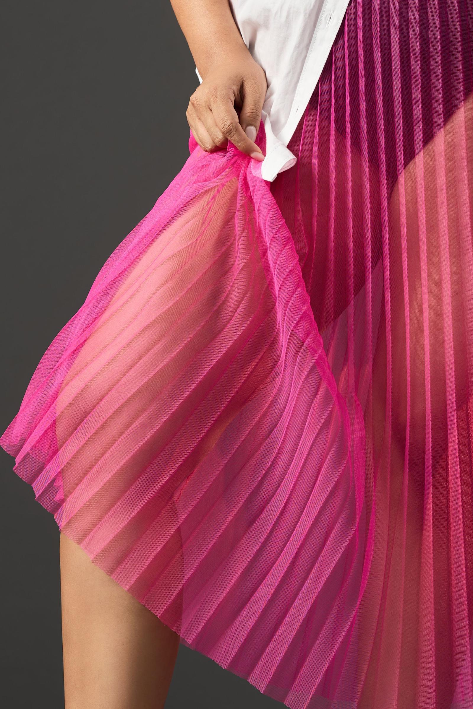 HOROSCOPE SHEER PLEATS SKIRT シアー ameri