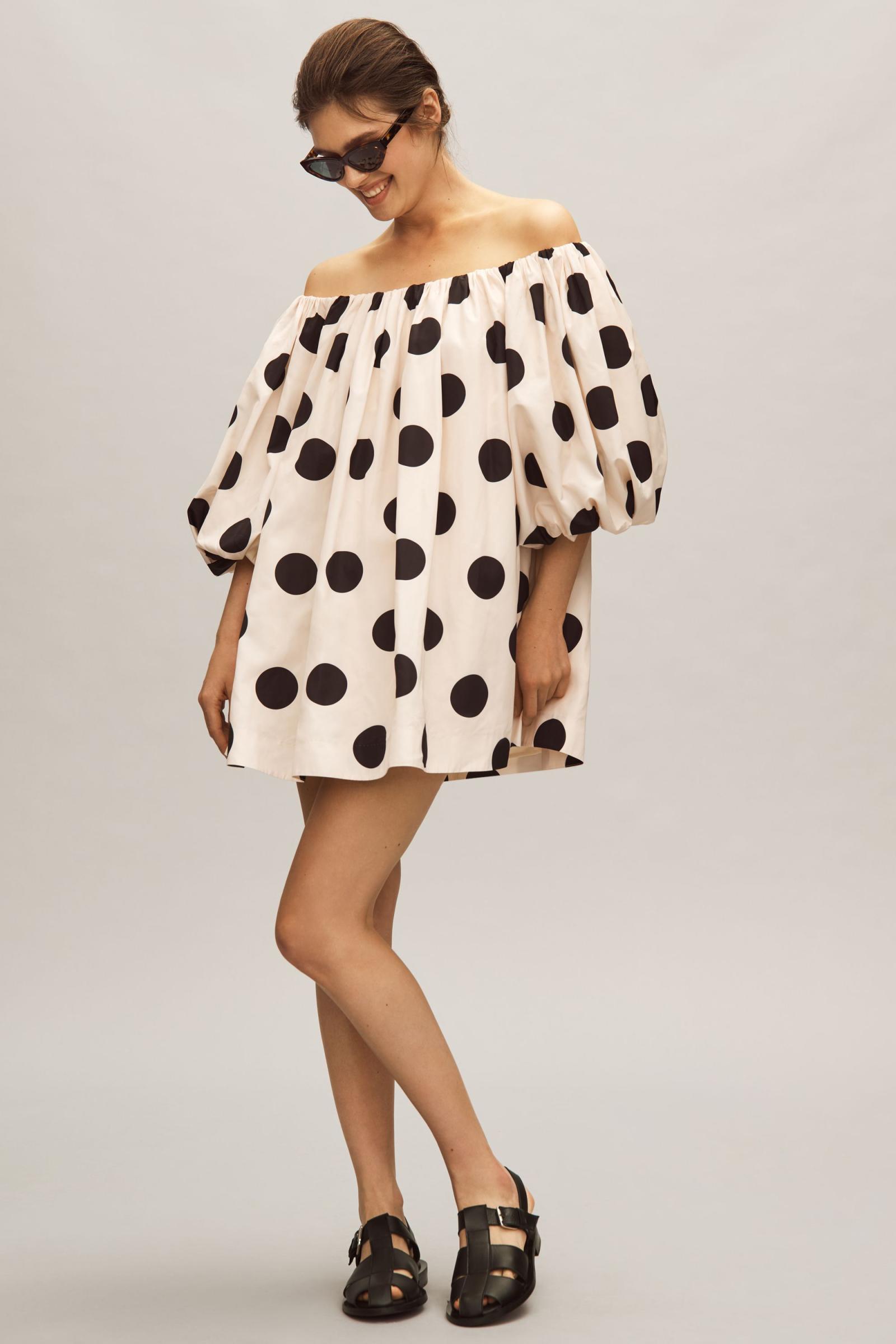 Anthropologie ★ Mare Mare Off-The-Shoulder Shine Mini Dress 4130657990123_066_b?$a15-pdp-