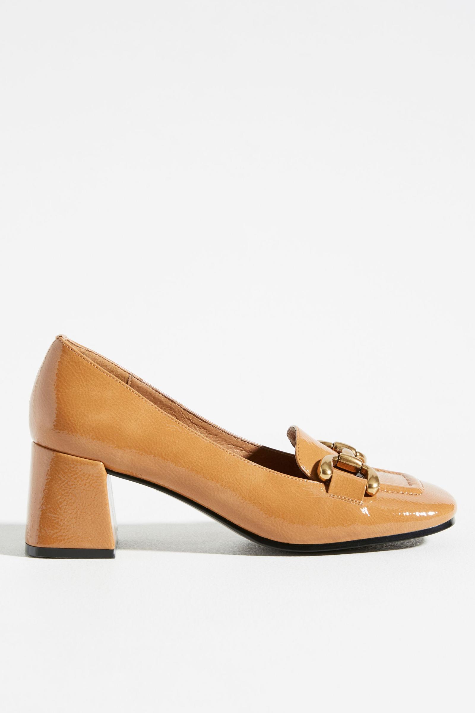 Bibi Lou Valencia Leather Loafer Heels | Anthropologie Turkey - Women's  Clothing, Accessories & Home