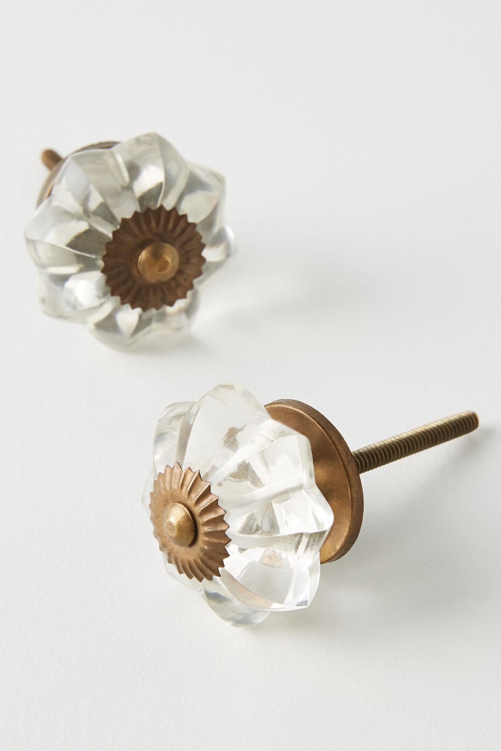 Glass Melon Knobs, Set of 2 香港Anthropologie
