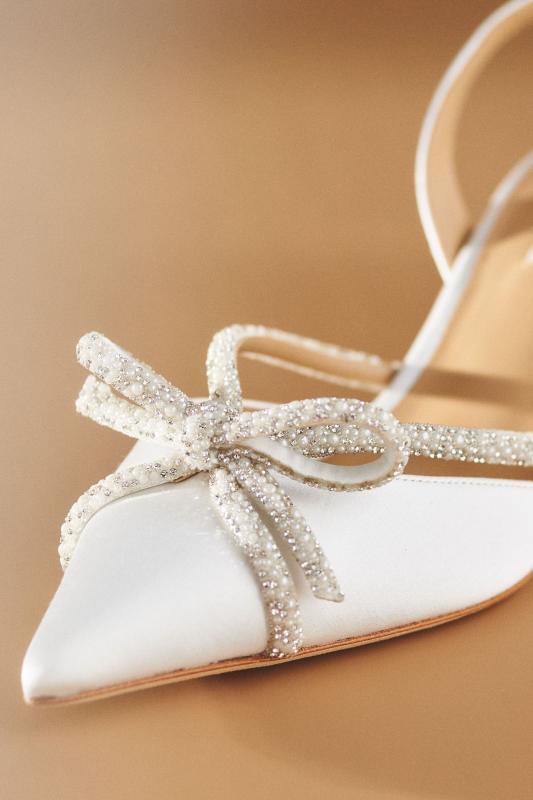 ウエディング⭐︎Badgley Mischka アイボリー ミュール ウエディング⭐︎Badgley Mischka アイボリー ミュール