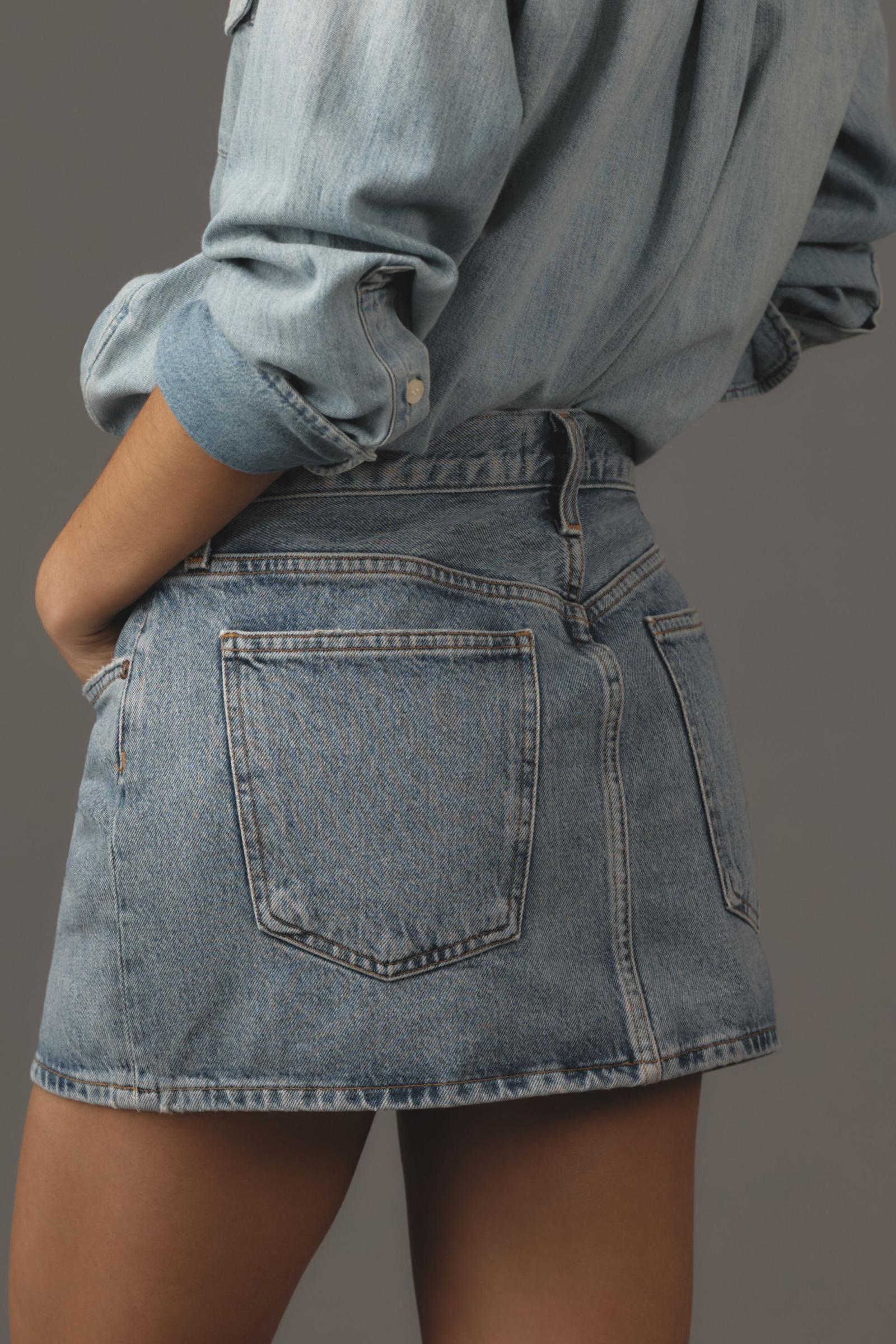 Anthropologie AGOLDE アレック デニム ミニスカート AGOLDE Alek Denim Mini Skirt | Anthropologie Japan - Women's