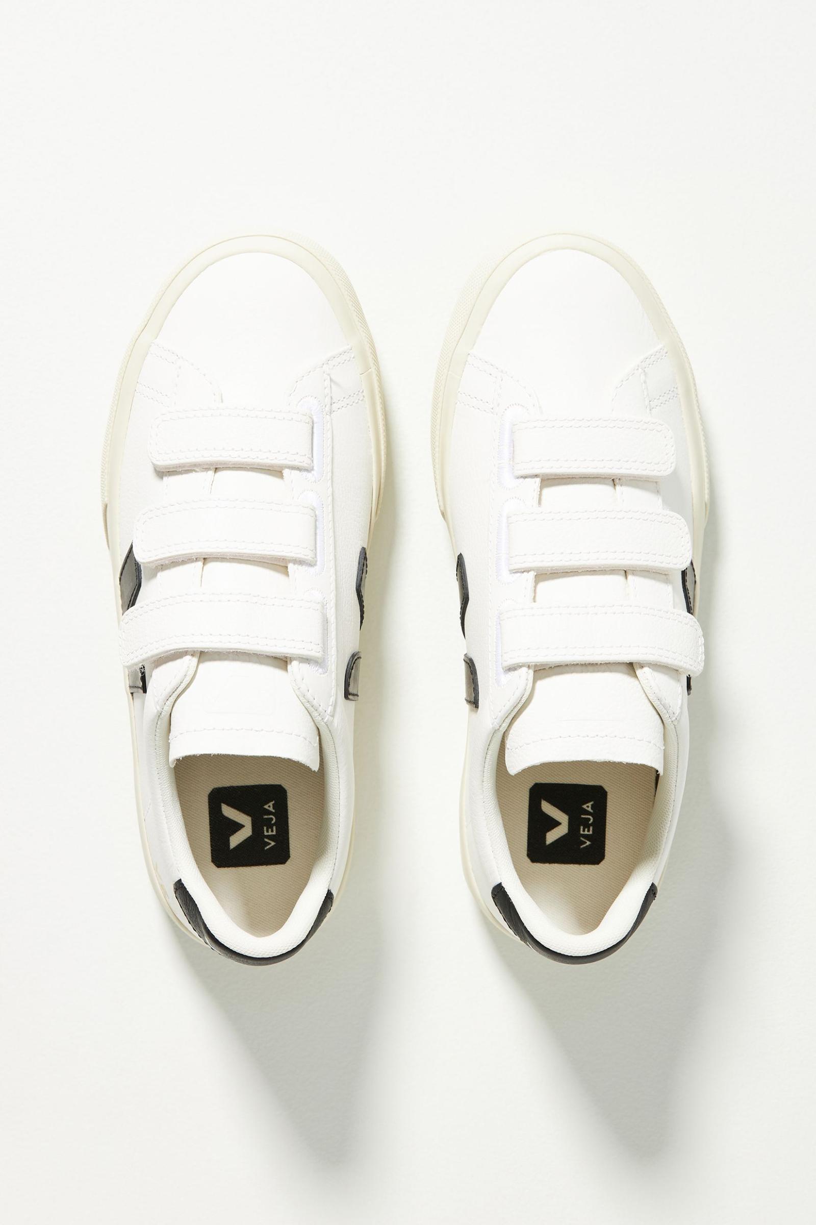VEJA★RECIFE CHROMEFREE LEATHER FULL BLACK★ベルクロ★兼用 Veja Recife Chrome free Suede Triple Strap Fasten Sneaker