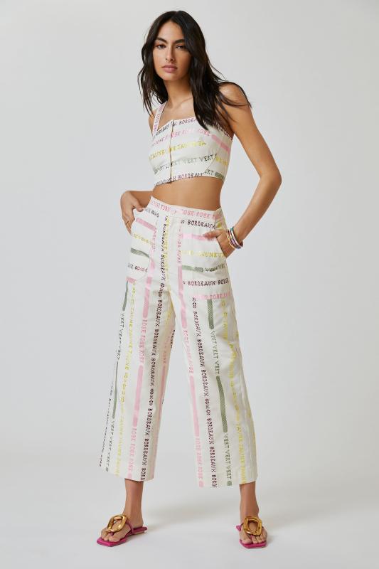 tank top with wide leg pants