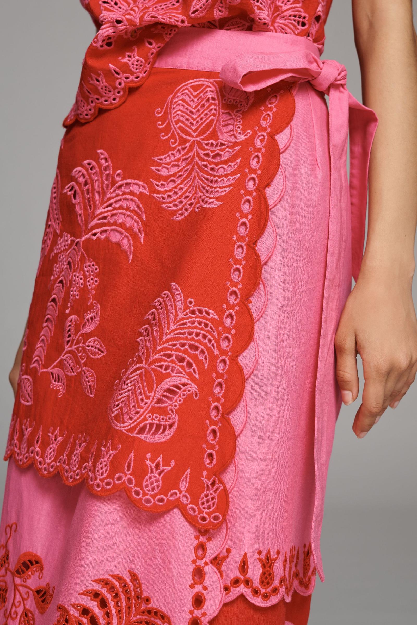 ファームリオ パームツリー リシュリュー ラップスカート Anthropologie ホーム