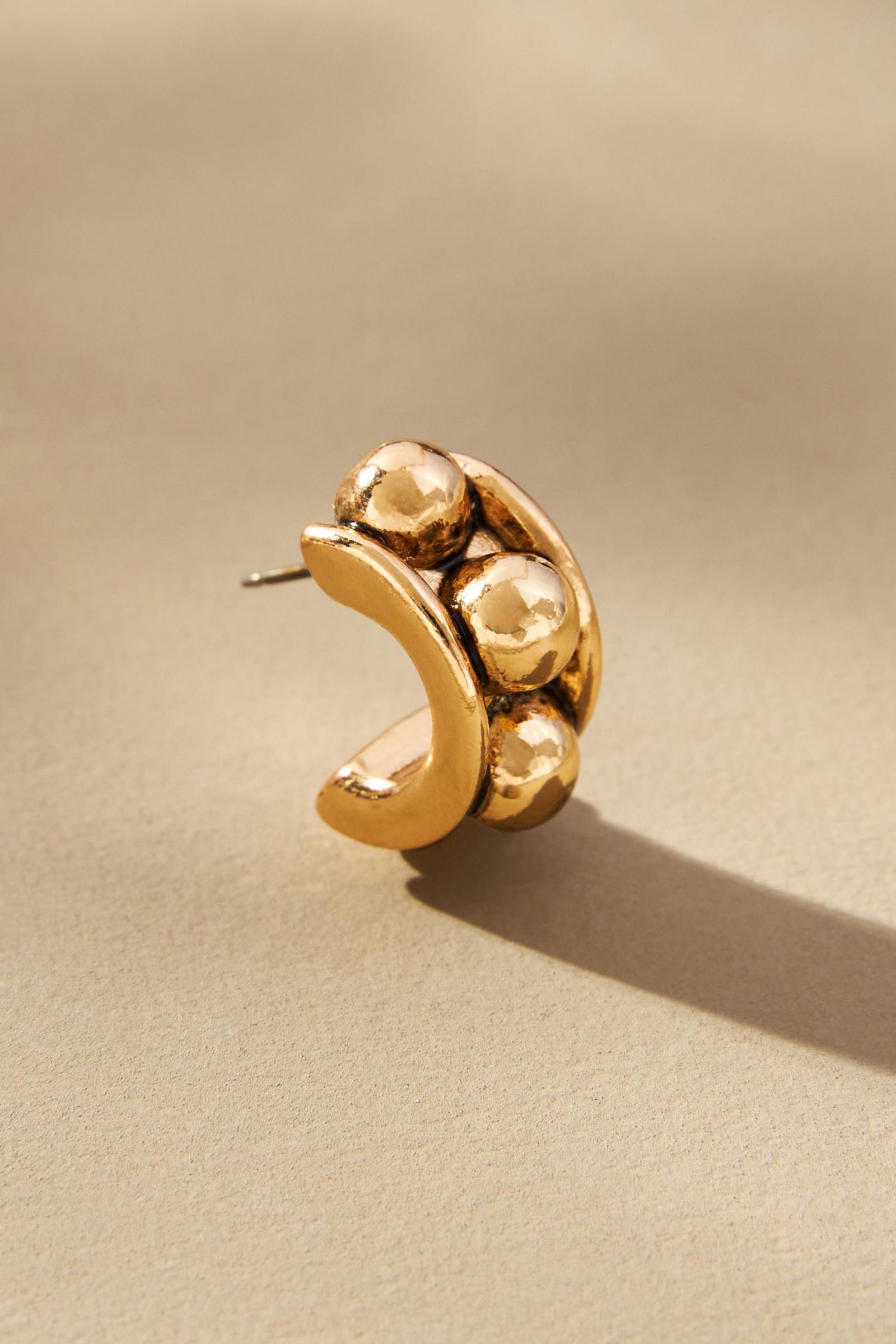 Share 89+ little ball huggie hoop earrings 3tdesign.edu.vn