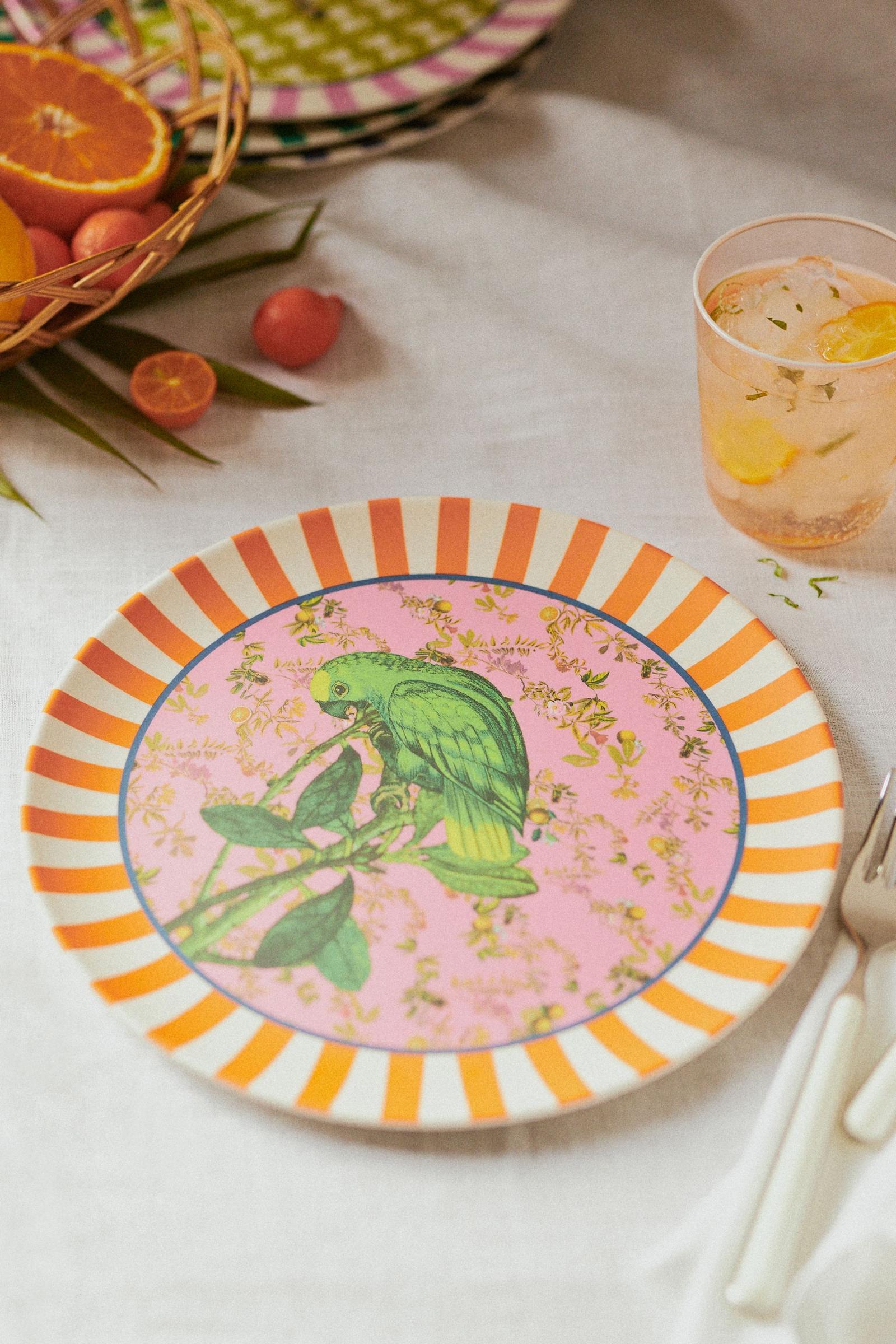 メーブ バイ アンソロポロジー メラミンディナープレート 4枚セット Anthropologie ホーム