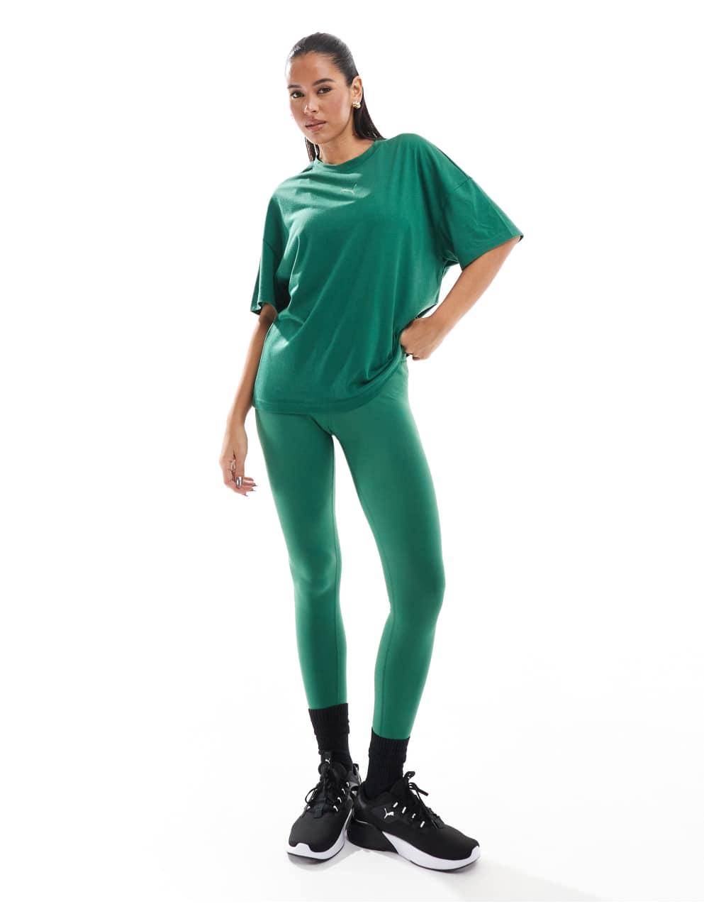 PUMA オリーブグリーン ジャージパンツ レギュラーフィットXL