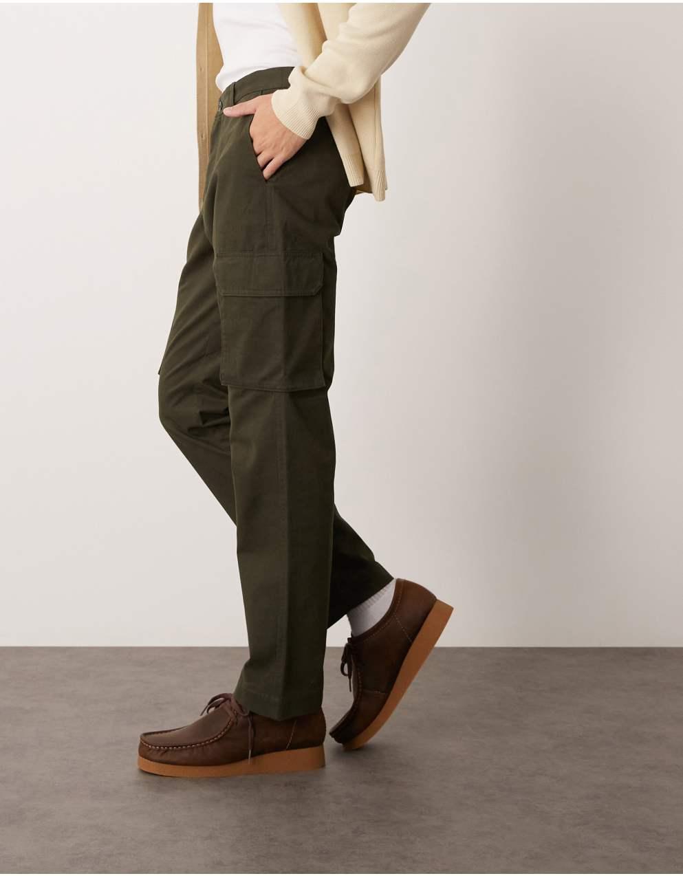 ブラウンストレートカーゴパンツ （RHUDE ストレート カーゴ