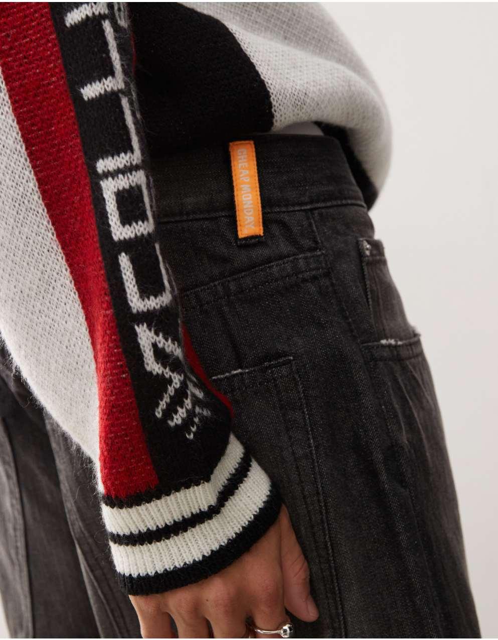 【CHEAP MONDAY】LOOSER ルーズストレートジーンズ バギー Cheap Monday - チープ・マンデー・ルーザー・バギー・ジーンズ