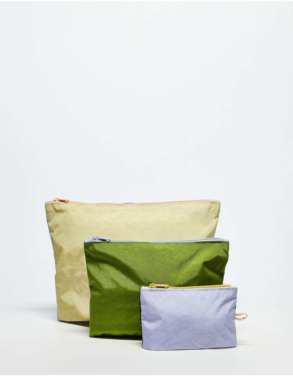 BAGGU ポーチセット GO POUCH SET MARINE - BAGGU Japan